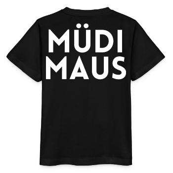 Müde Müde Müde - Stanley/Stella Kinder T-Shirt MINI CREATOR  - Schwarz - Hinten - Mikhail (115cm)