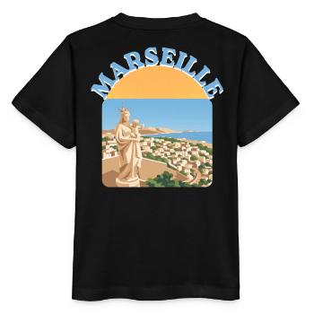 disine_marseille - T-shirt bio MINI CREATOR Stanley/Stella Enfant - noir - Dos - Mikhail (115cm)