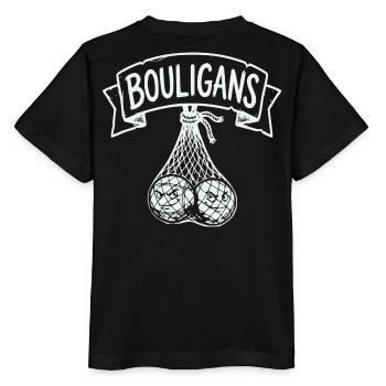 Chapeau de boule, tablier de boule, short de boule, polo - T-shirt bio MINI CREATOR Stanley/Stella Enfant - noir - Dos - Mikhail (115cm)