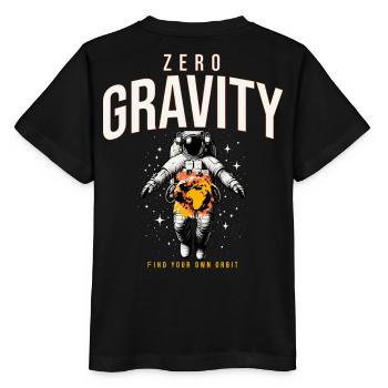 Astronautes en apesanteur terrestre Espace - T-shirt bio MINI CREATOR Stanley/Stella Enfant - noir - Dos - Mikhail (115cm)