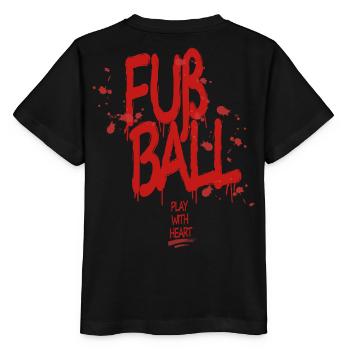 For Ball Graffiti: Play With Heart - Stanley/Stella MINI CREATOR Kids’ T-Shirt - black - Back - Mikhail (115cm)