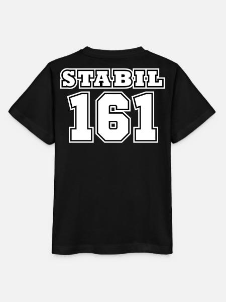 STABIL 161 - FOOTBALL - Stanley/Stella Kinder T-Shirt MINI CREATOR  - Schwarz