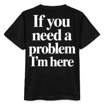 Lustiger Statement Spruch - Stanley/Stella Kinder T-Shirt MINI CREATOR  - Schwarz - Hinten - Mikhail (115cm)