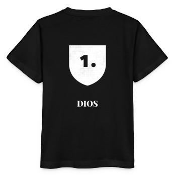Dios Jersey & Ropa Cristiana - Stanley/Stella Kinder T-Shirt MINI CREATOR  - Schwarz - Hinten - Mikhail (115cm)