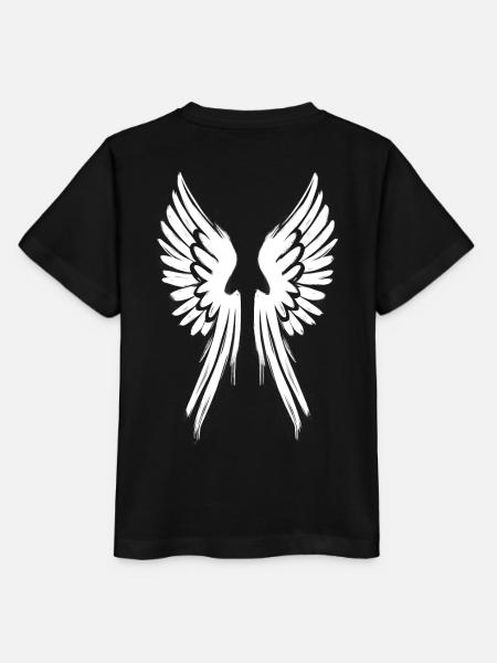 Engelsflügel Engelsflügel - Stanley/Stella Kinder T-Shirt MINI CREATOR - Schwarz