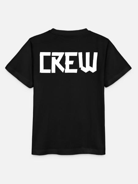 Crew Gaffer BIG Weiß - Stanley/Stella Kinder T-Shirt MINI CREATOR - Schwarz