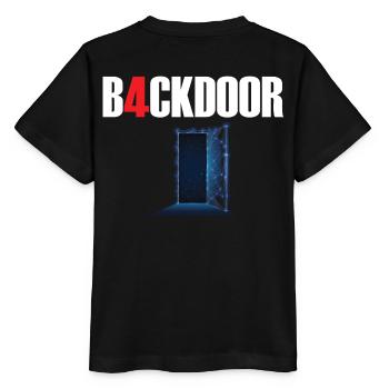 Backdoor - Stanley/Stella MINI CREATOR Kids’ T-Shirt - black - Back - Mikhail (115cm)