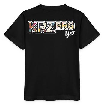 Kreuzberg - le coin décontracté de Berlin ! - T-shirt bio MINI CREATOR Stanley/Stella Enfant - noir - Dos - Mikhail (115cm)