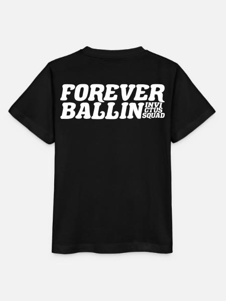 Forever Ballin Squad - Stanley/Stella Kinder T-Shirt MINI CREATOR - Schwarz