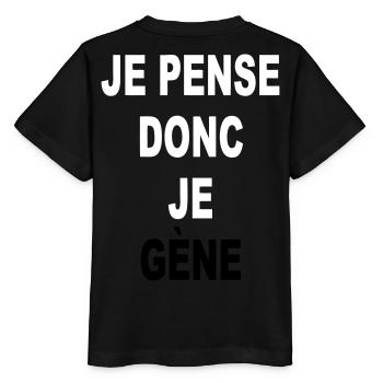 Daher denke ich, ich GENE - Stanley/Stella Kinder T-Shirt MINI CREATOR  - Schwarz - Hinten - Mikhail (115cm)
