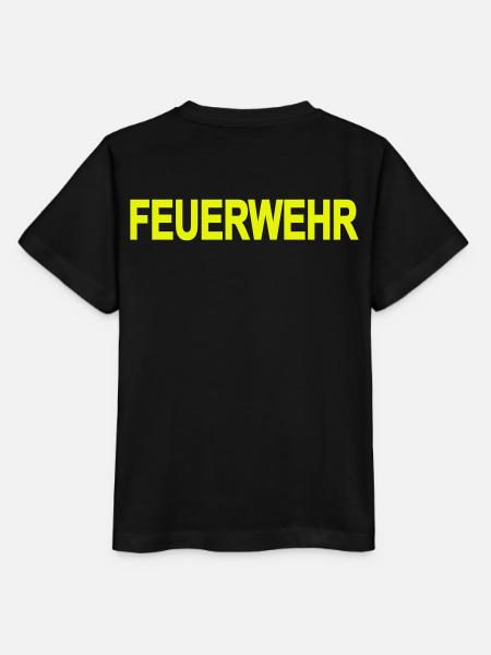 FEUERWEHR ohne Rahmen - Freiwillige Feuerwehr FW01 - Stanley/Stella Kinder T-Shirt MINI CREATOR - Schwarz