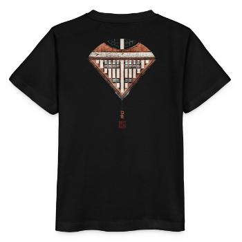 Germany_Hanover_Architecture_Ink Tower - Stanley/Stella MINI CREATOR Kids’ T-Shirt - black - Back - Mikhail (115cm)