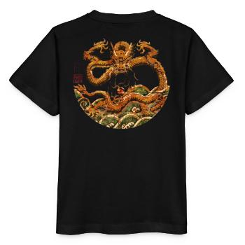 Chinesisch_Drache_Verbotenen Stadt_Zhenglong - T-shirt bio MINI CREATOR Stanley/Stella Enfant - noir - Dos - Mikhail (115cm)