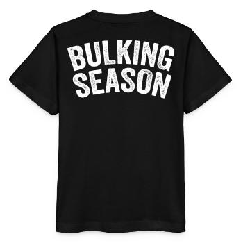 Bulking Season White - Stanley/Stella MINI CREATOR Kids’ T-Shirt - black - Back - Mikhail (115cm)