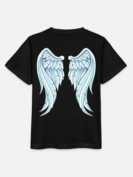 Angelwing's funny gift idea Angel Wings - Stanley/Stella MINI CREATOR Kids’ T-Shirt - black