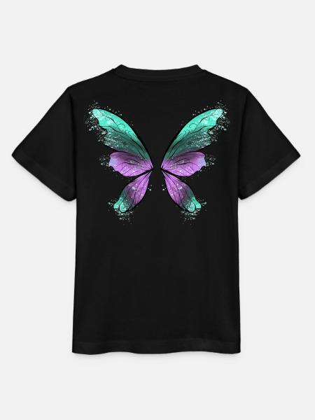 Fairy Wings - Stanley/Stella MINI CREATOR Kids’ T-Shirt - black