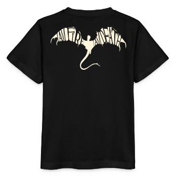 Der Hobbit Smaug Mit Zitat Rücken-Design - Stanley/Stella Kinder T-Shirt MINI CREATOR  - Schwarz - Hinten - Mikhail (115cm)