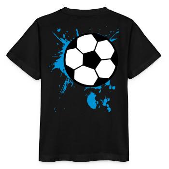 Soccer Splash 3c - Stanley/Stella MINI CREATOR Kids’ T-Shirt - black - Back - Mikhail (115cm)