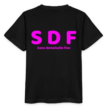OBDACHLOS - Stanley/Stella Kinder T-Shirt MINI CREATOR  - Schwarz - Hinten - Mikhail (115cm)