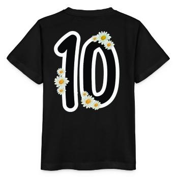 10 Years Birthday Tenth Birthday Shirt - Stanley/Stella MINI CREATOR Kids’ T-Shirt - black - Back - Mikhail (115cm)