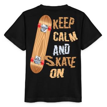 Skater - Stanley/Stella MINI CREATOR Kids’ T-Shirt - black - Back - Mikhail (115cm)