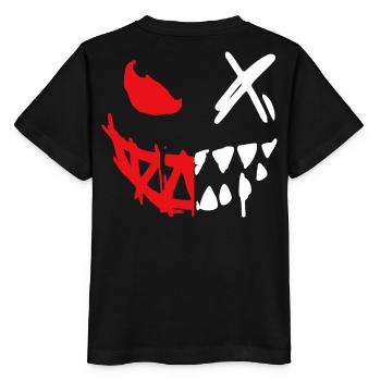 Halloween Smile Bloody Desgin - Stanley/Stella Kinder T-Shirt MINI CREATOR  - Schwarz - Hinten - Mikhail (115cm)