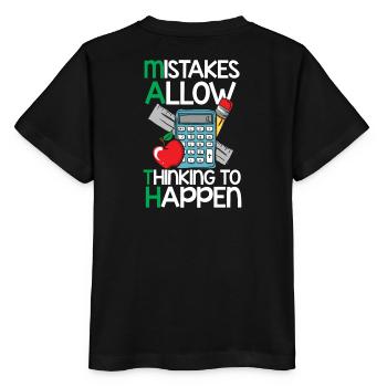 mathematics - Stanley/Stella MINI CREATOR Kids’ T-Shirt - black - Back - Mikhail (115cm)