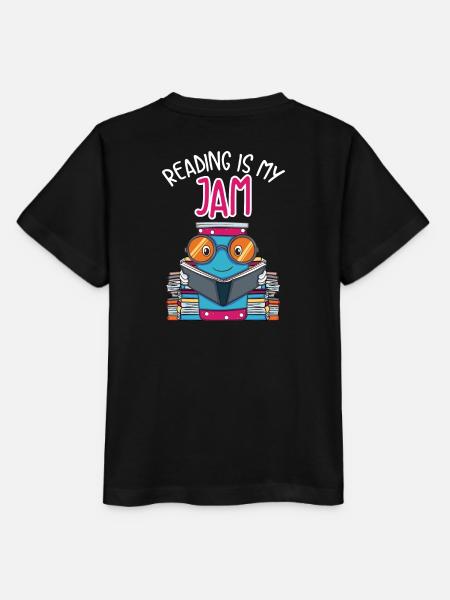 Bücher lesen Geschenk - Stanley/Stella Kinder T-Shirt MINI CREATOR  - Schwarz