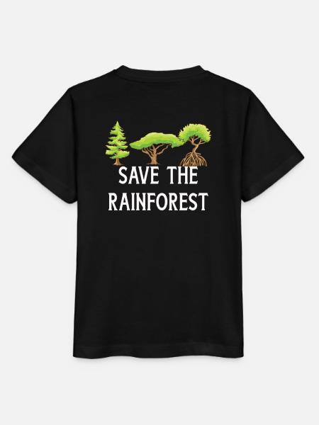 Save The Rainforest - Stanley/Stella Kinder T-Shirt MINI CREATOR - Schwarz
