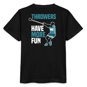 Athletics - Stanley/Stella MINI CREATOR Kids’ T-Shirt - black - Back - Mikhail (115cm)