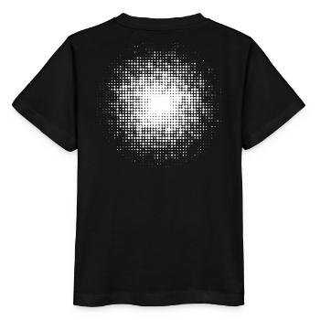 gepunkteter runder Hintergrund weiss - Stanley/Stella Kinder T-Shirt MINI CREATOR  - Schwarz - Hinten - Mikhail (115cm)