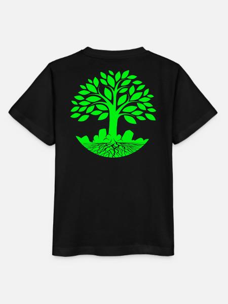 Baum des Lebens, Zen, Ökologie - Stanley/Stella Kinder T-Shirt MINI CREATOR  - Schwarz