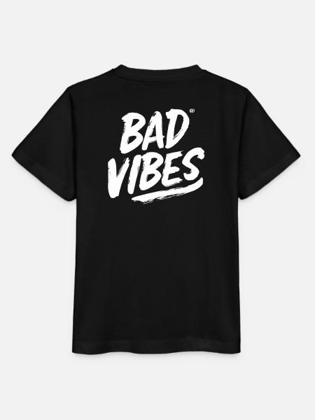 Bad Vibes White - Stanley/Stella Kinder T-Shirt MINI CREATOR - Schwarz