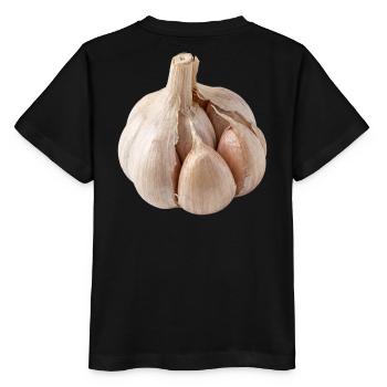 Ail Cuisine végane méditerranéenne - T-shirt bio MINI CREATOR Stanley/Stella Enfant - noir - Dos - Mikhail (115cm)