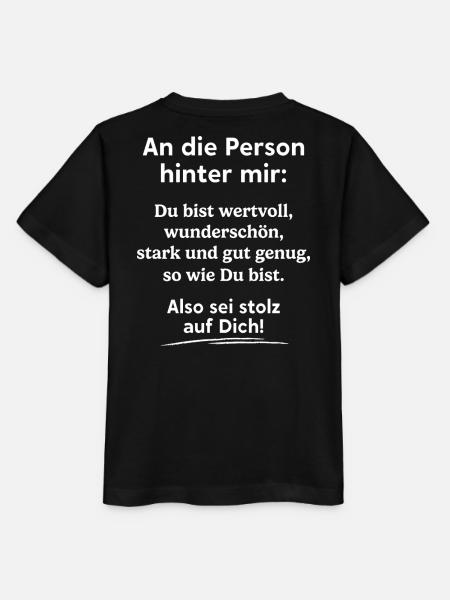 Du bist gut genug! - Stanley/Stella Kinder T-Shirt MINI CREATOR  - Schwarz