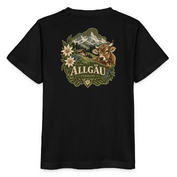 Allgäu Alpine Heritage - Stanley/Stella Kinder T-Shirt MINI CREATOR  - Schwarz - Hinten - Mikhail (115cm)