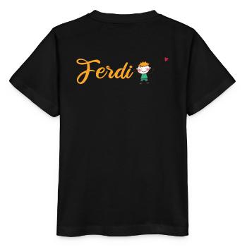 Kindergarten Kita Schule - Accessoires für Ferdi - Stanley/Stella Kinder T-Shirt MINI CREATOR  - Schwarz - Hinten - Mikhail (115cm)