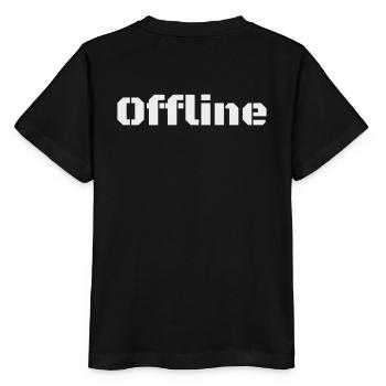 Offline - Stanley/Stella Kinder T-Shirt MINI CREATOR  - Schwarz - Hinten - Mikhail (115cm)