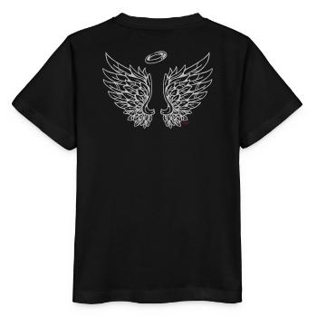 Wings Wings Angel Angel - Stanley/Stella MINI CREATOR Kids’ T-Shirt - black - Back - Mikhail (115cm)