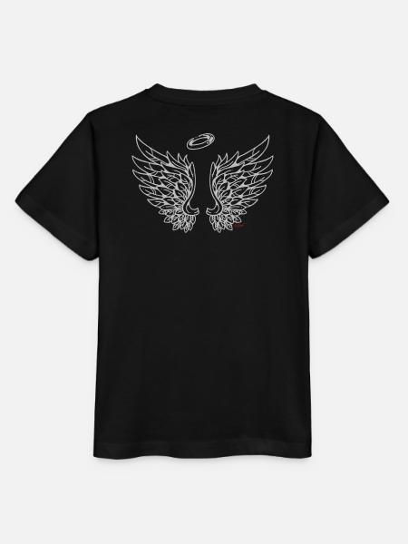 Wings Flügel Engel Engelchen - Stanley/Stella Kinder T-Shirt MINI CREATOR - Schwarz