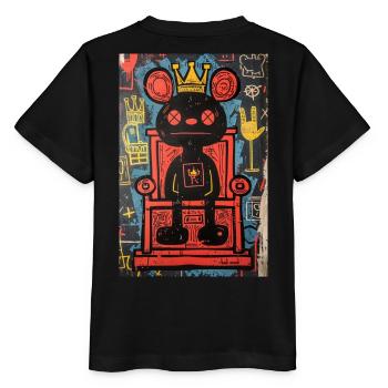 Schlechte Laune König - Stanley/Stella Kinder T-Shirt MINI CREATOR  - Schwarz - Hinten - Mikhail (115cm)
