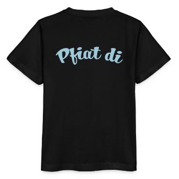 Pfiat di - behüt dich - Stanley/Stella Kinder T-Shirt MINI CREATOR  - Schwarz - Hinten - Mikhail (115cm)