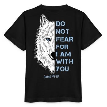 Religious quote - Stanley/Stella MINI CREATOR Kids’ T-Shirt - black - Back - Mikhail (115cm)