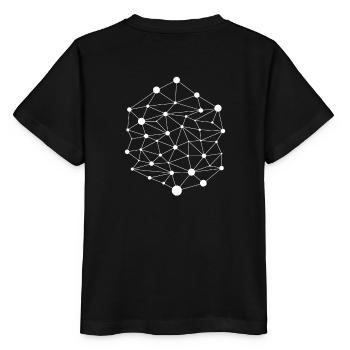 Technologie Blockchain Bloc d’échange de crypto-monnaie - T-shirt bio MINI CREATOR Stanley/Stella Enfant - noir - Dos - Mikhail (115cm)