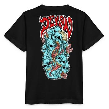 Dämonen - Stanley/Stella Kinder T-Shirt MINI CREATOR  - Schwarz - Hinten - Mikhail (115cm)