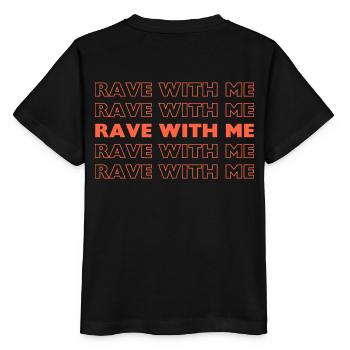 Rave avec moi - T-shirt bio MINI CREATOR Stanley/Stella Enfant - noir - Dos - Mikhail (115cm)