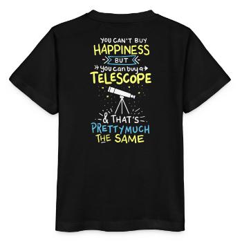 Astronomie - Stanley/Stella Kinder T-Shirt MINI CREATOR  - Schwarz - Hinten - Mikhail (115cm)