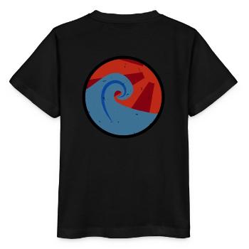 Vague retro style - Stanley/Stella MINI CREATOR Kids’ T-Shirt - black - Back - Mikhail (115cm)