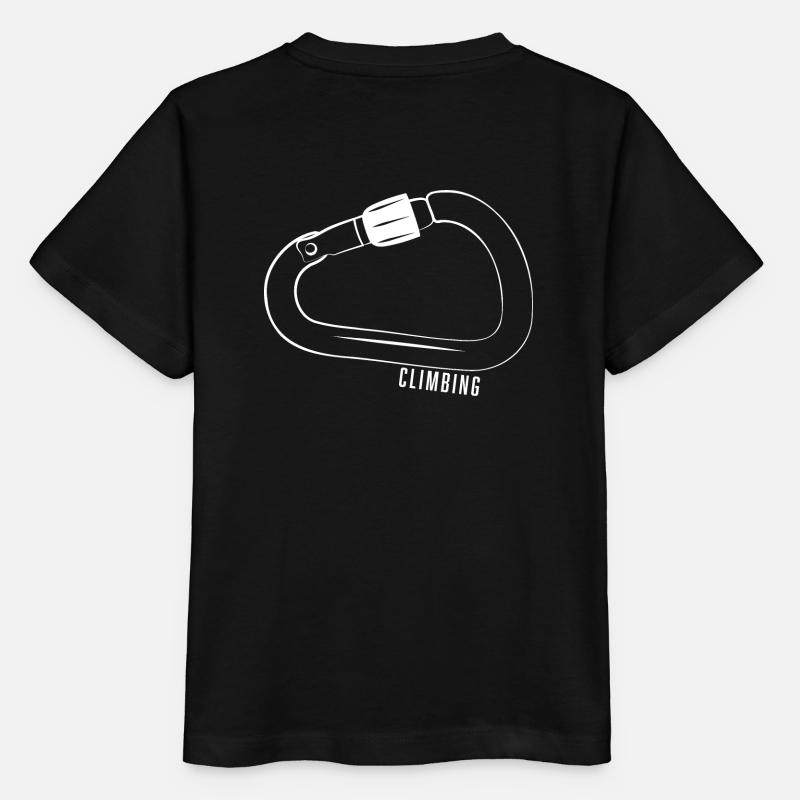 MOUSQUETON CLIMBING BLANC - T-shirt bio MINI CREATOR Stanley/Stella Enfant - noir