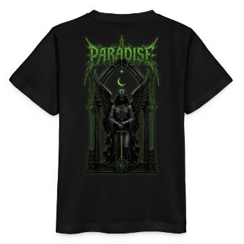 Gothic Angel Dark Paradise Metal - Stanley/Stella MINI CREATOR Kids’ T-Shirt - black - Back - Mikhail (115cm)